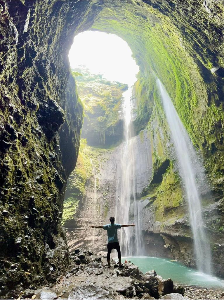Madakaripura Waterfall during a Mount Bromo Madakaripura Tour in East Java